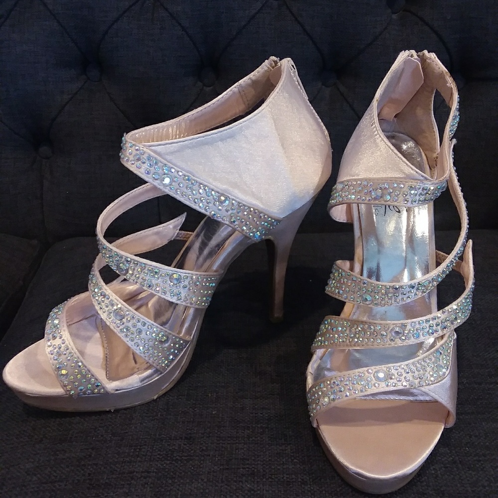Champagne heels